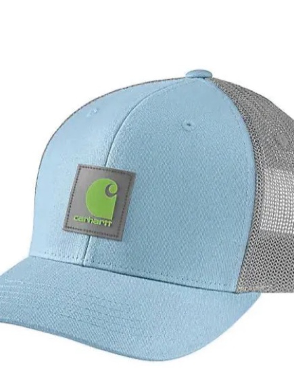 Carhartt Light Blue Front with Gray Mesh Back Trucker Cap